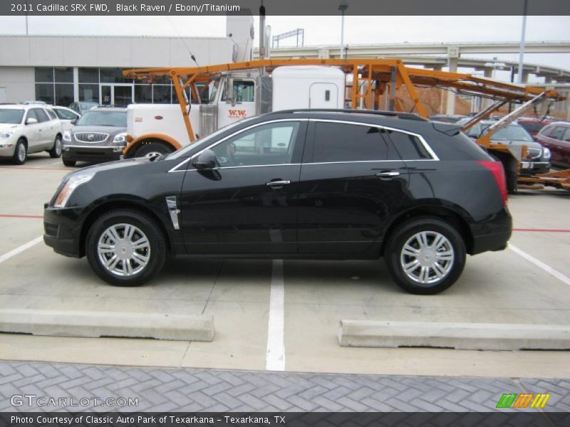 Black Raven / Ebony/Titanium 2011 Cadillac SRX FWD