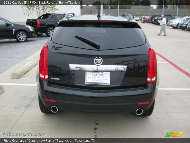 Black Raven / Ebony/Titanium 2011 Cadillac SRX FWD