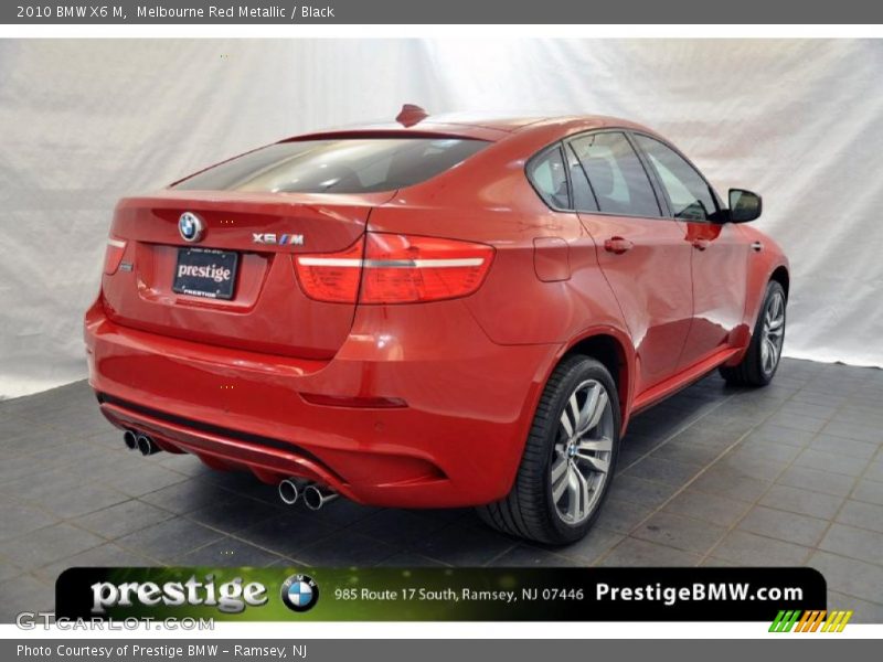 Melbourne Red Metallic / Black 2010 BMW X6 M