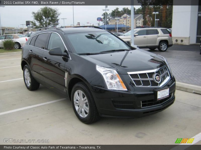Black Raven / Ebony/Titanium 2011 Cadillac SRX FWD
