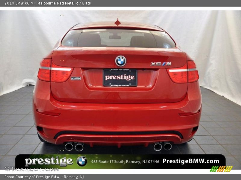 Melbourne Red Metallic / Black 2010 BMW X6 M