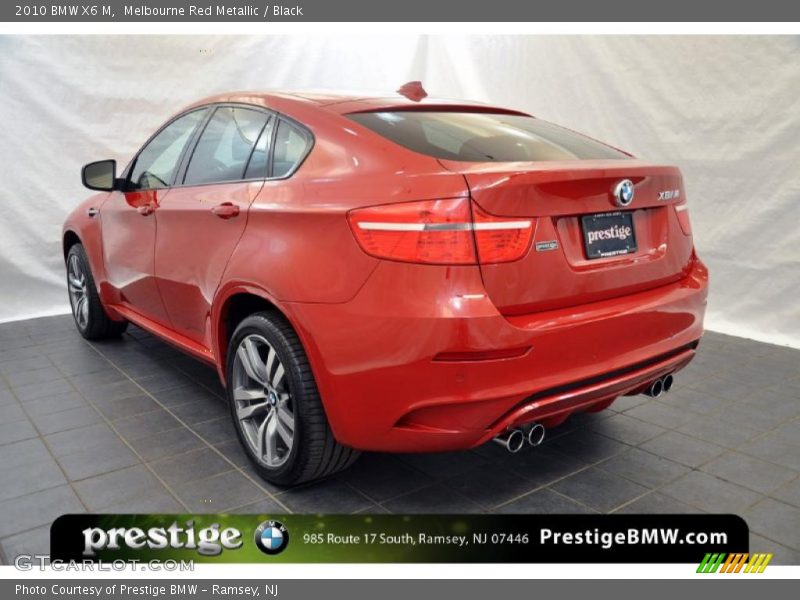 Melbourne Red Metallic / Black 2010 BMW X6 M