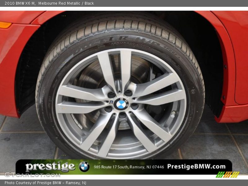 Melbourne Red Metallic / Black 2010 BMW X6 M