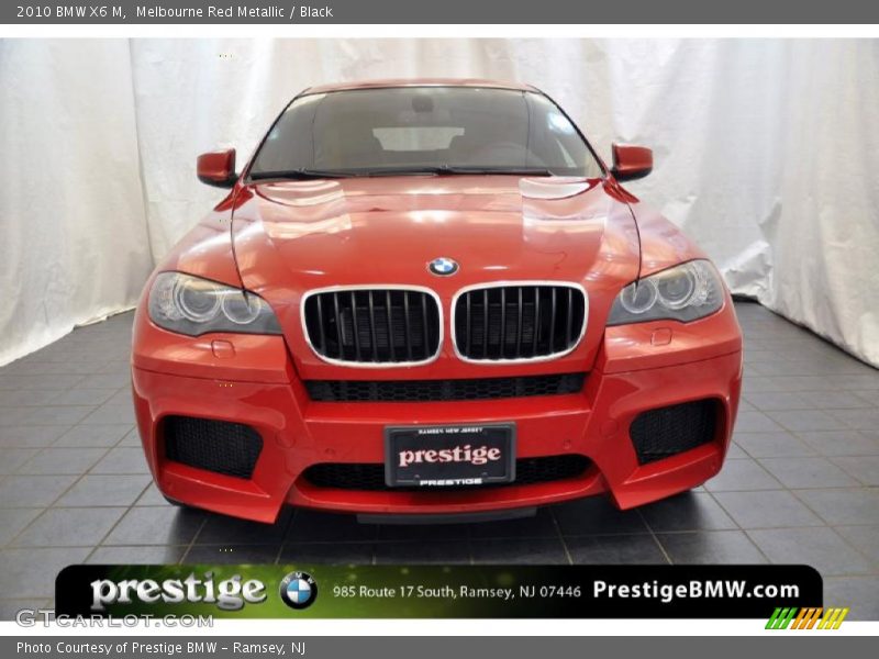 Melbourne Red Metallic / Black 2010 BMW X6 M