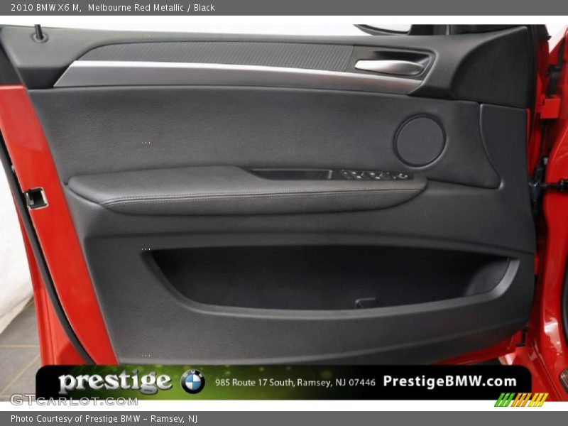 Melbourne Red Metallic / Black 2010 BMW X6 M