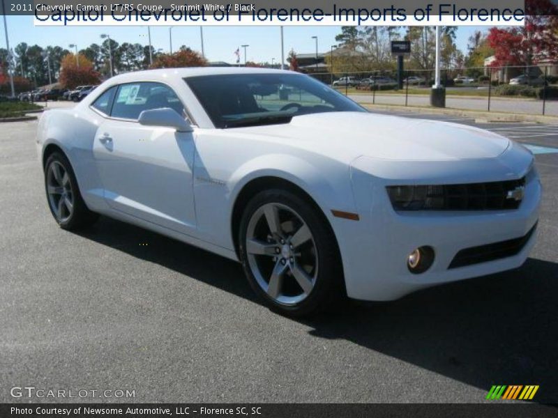 Summit White / Black 2011 Chevrolet Camaro LT/RS Coupe