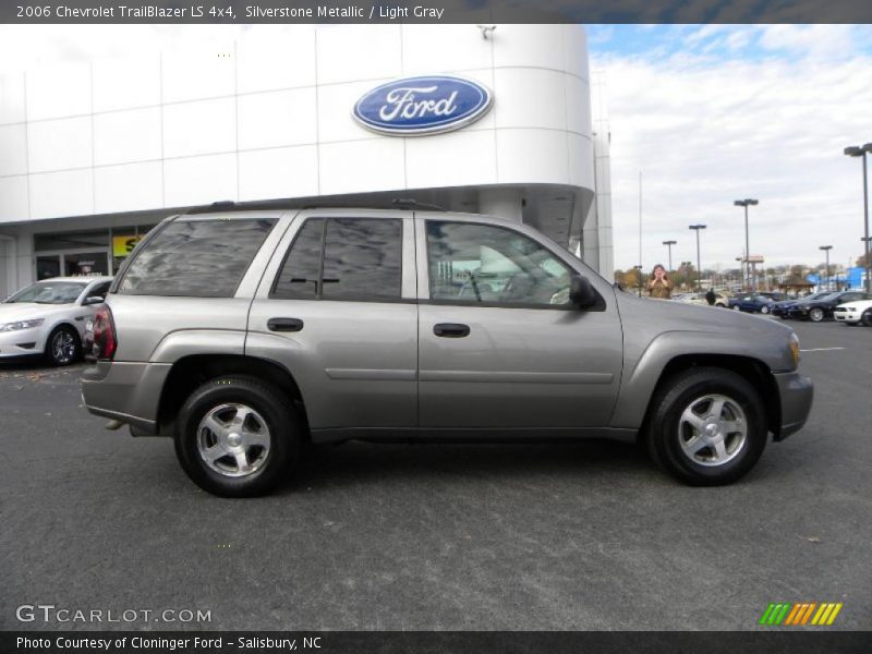Silverstone Metallic / Light Gray 2006 Chevrolet TrailBlazer LS 4x4