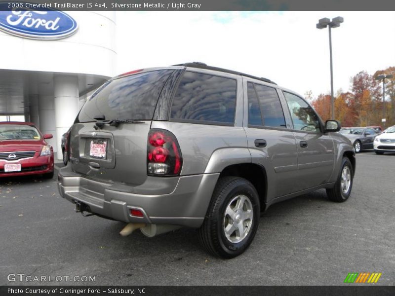 Silverstone Metallic / Light Gray 2006 Chevrolet TrailBlazer LS 4x4