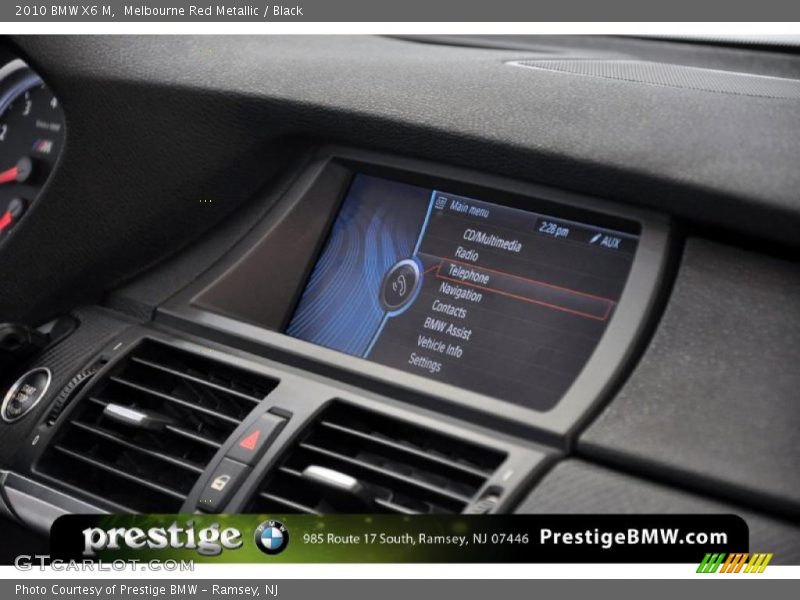 Melbourne Red Metallic / Black 2010 BMW X6 M
