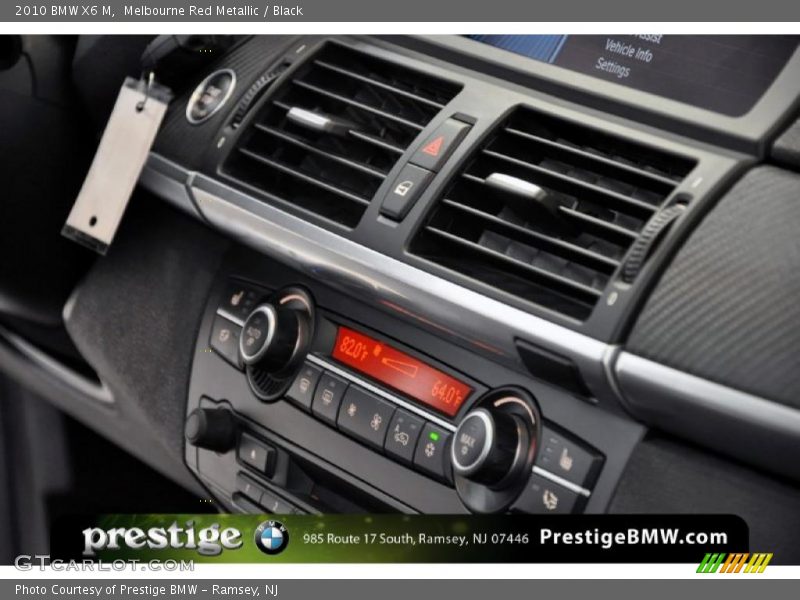Melbourne Red Metallic / Black 2010 BMW X6 M