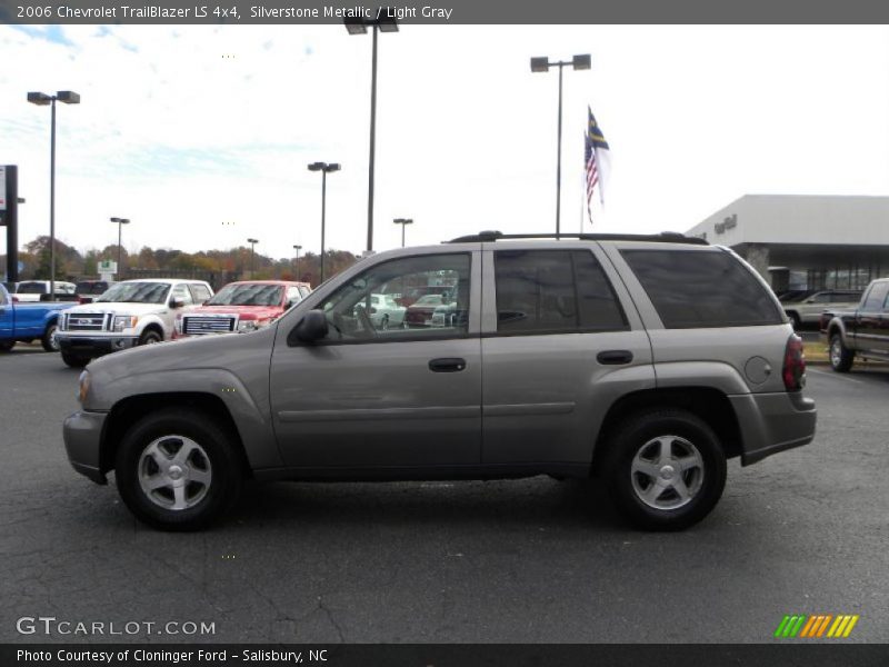 Silverstone Metallic / Light Gray 2006 Chevrolet TrailBlazer LS 4x4