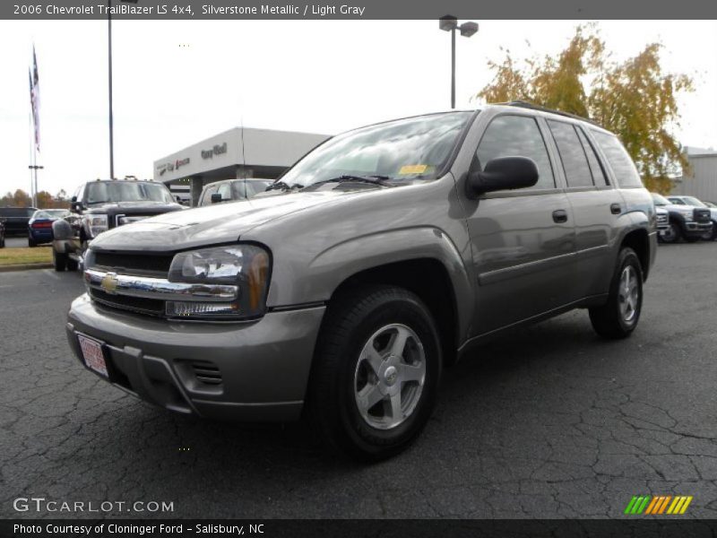 Silverstone Metallic / Light Gray 2006 Chevrolet TrailBlazer LS 4x4