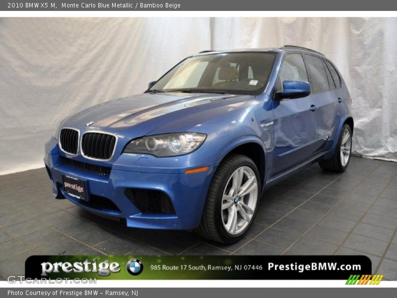 Monte Carlo Blue Metallic / Bamboo Beige 2010 BMW X5 M