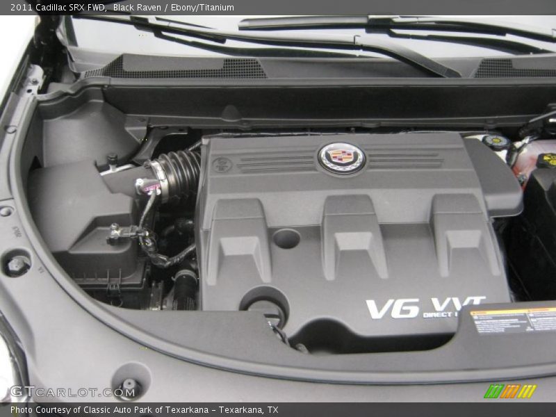 Black Raven / Ebony/Titanium 2011 Cadillac SRX FWD
