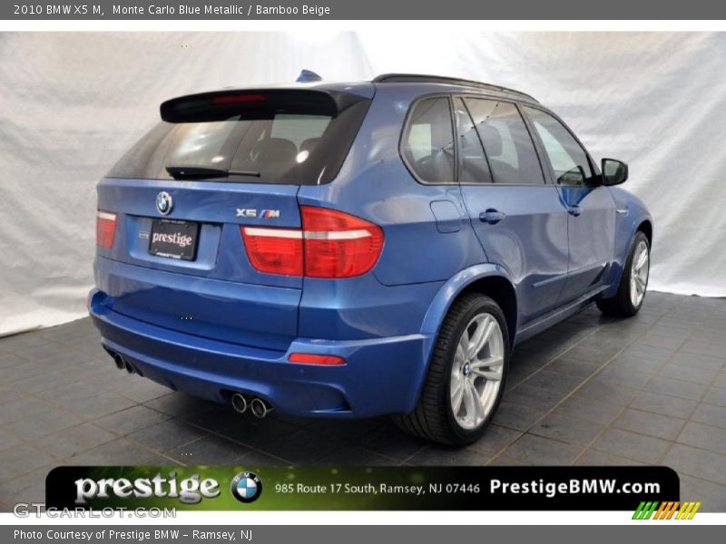 Monte Carlo Blue Metallic / Bamboo Beige 2010 BMW X5 M