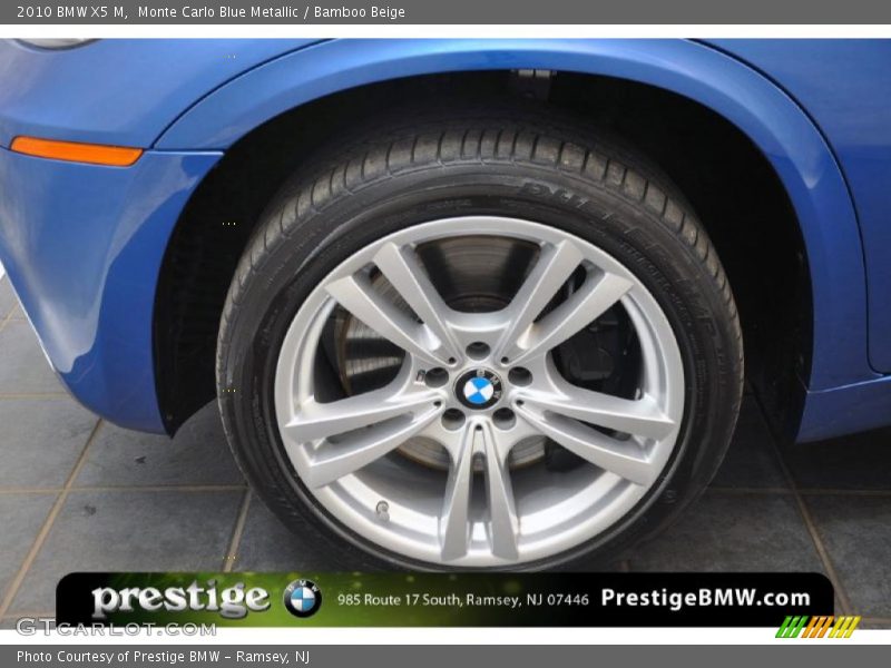 Monte Carlo Blue Metallic / Bamboo Beige 2010 BMW X5 M