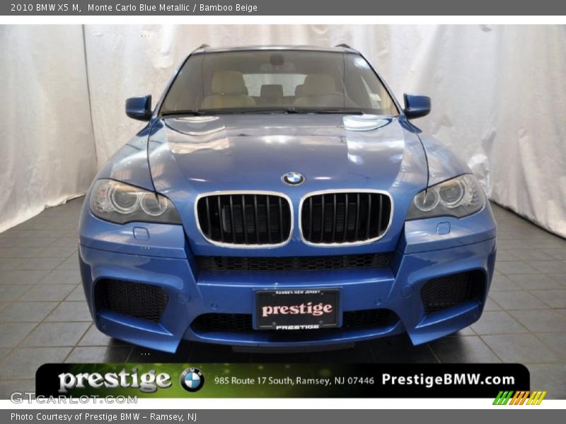 Monte Carlo Blue Metallic / Bamboo Beige 2010 BMW X5 M