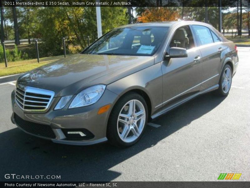 Indium Grey Metallic / Ash/Black 2011 Mercedes-Benz E 350 Sedan