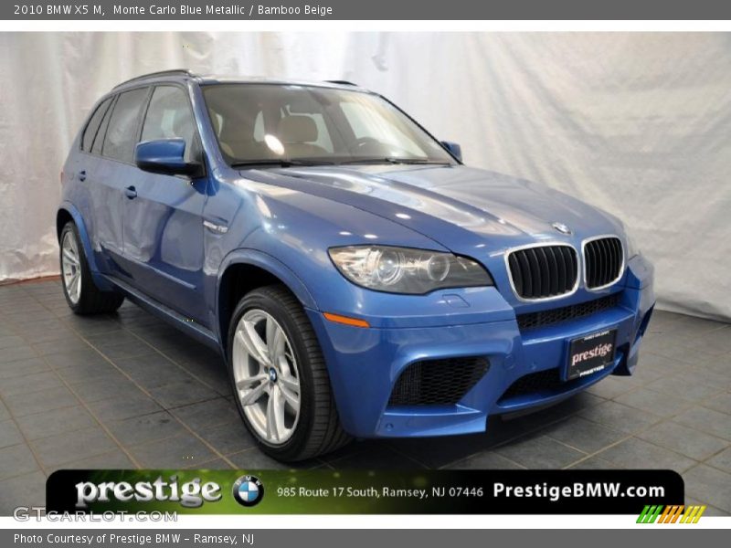 Monte Carlo Blue Metallic / Bamboo Beige 2010 BMW X5 M