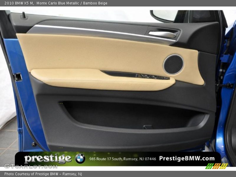 Monte Carlo Blue Metallic / Bamboo Beige 2010 BMW X5 M