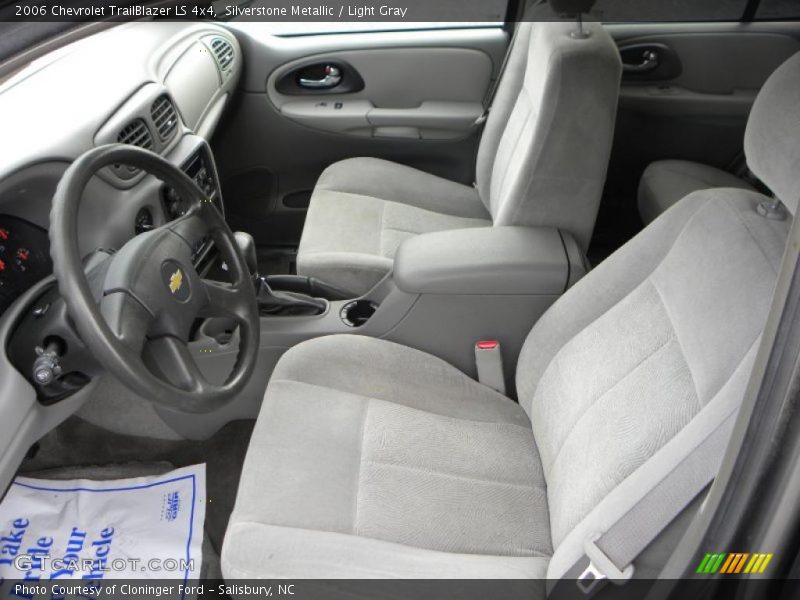 Silverstone Metallic / Light Gray 2006 Chevrolet TrailBlazer LS 4x4