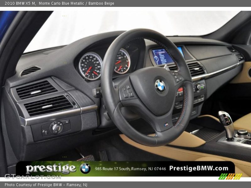 Monte Carlo Blue Metallic / Bamboo Beige 2010 BMW X5 M
