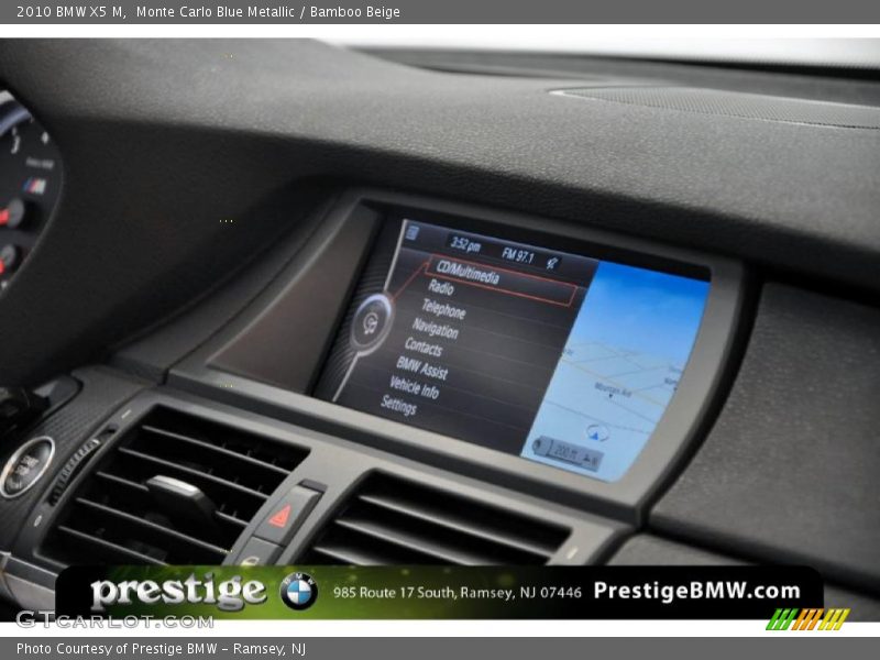 Monte Carlo Blue Metallic / Bamboo Beige 2010 BMW X5 M