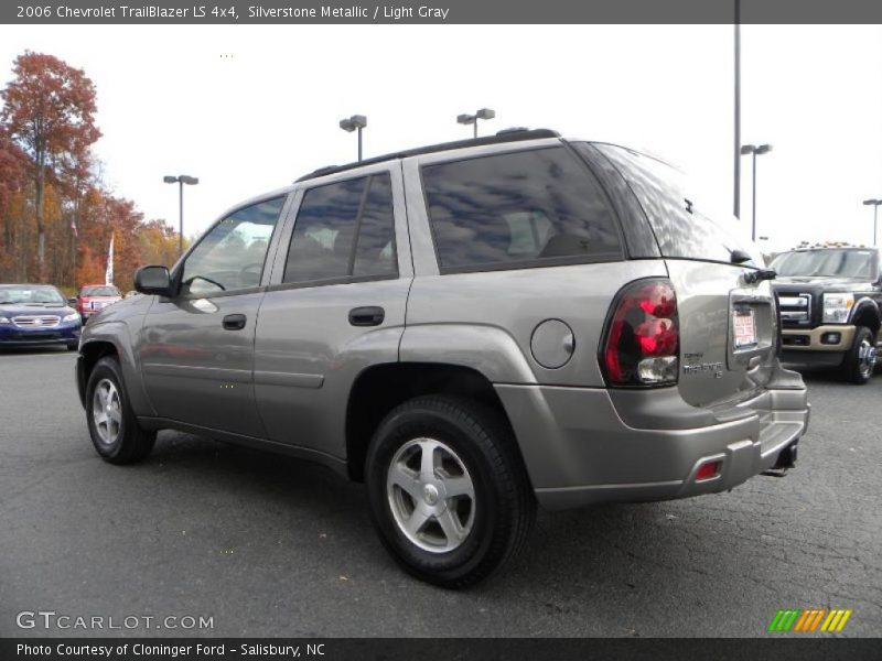 Silverstone Metallic / Light Gray 2006 Chevrolet TrailBlazer LS 4x4
