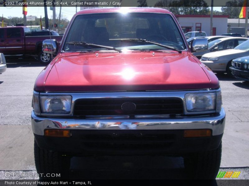 Garnet Pearl Metallic / Gray 1992 Toyota 4Runner SR5 V6 4x4