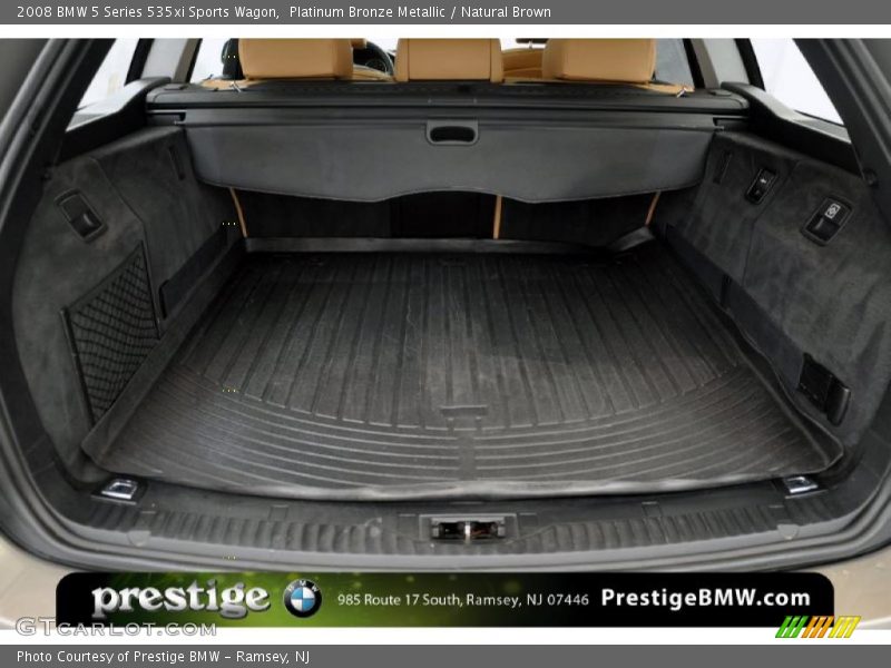 Platinum Bronze Metallic / Natural Brown 2008 BMW 5 Series 535xi Sports Wagon