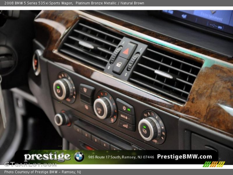 Platinum Bronze Metallic / Natural Brown 2008 BMW 5 Series 535xi Sports Wagon