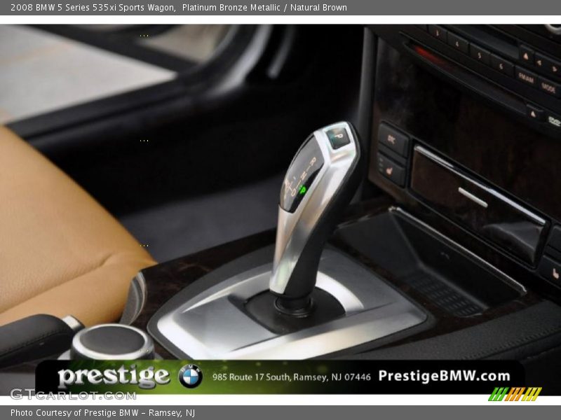 Platinum Bronze Metallic / Natural Brown 2008 BMW 5 Series 535xi Sports Wagon