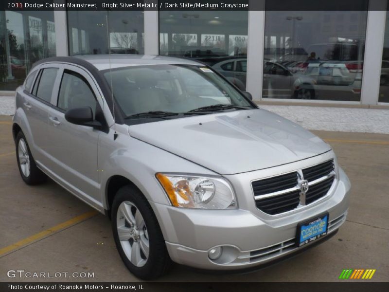 Bright Silver Metallic / Dark Slate/Medium Graystone 2011 Dodge Caliber Mainstreet