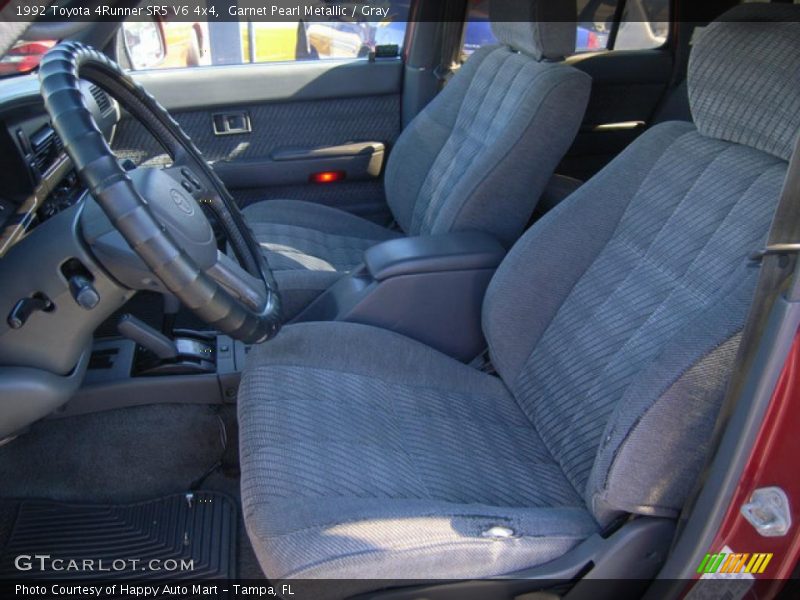 Garnet Pearl Metallic / Gray 1992 Toyota 4Runner SR5 V6 4x4