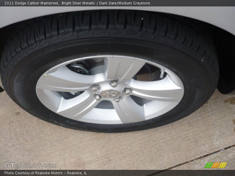 Bright Silver Metallic / Dark Slate/Medium Graystone 2011 Dodge Caliber Mainstreet