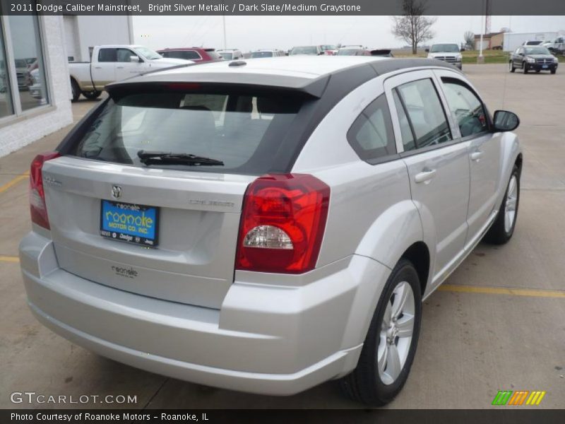 Bright Silver Metallic / Dark Slate/Medium Graystone 2011 Dodge Caliber Mainstreet