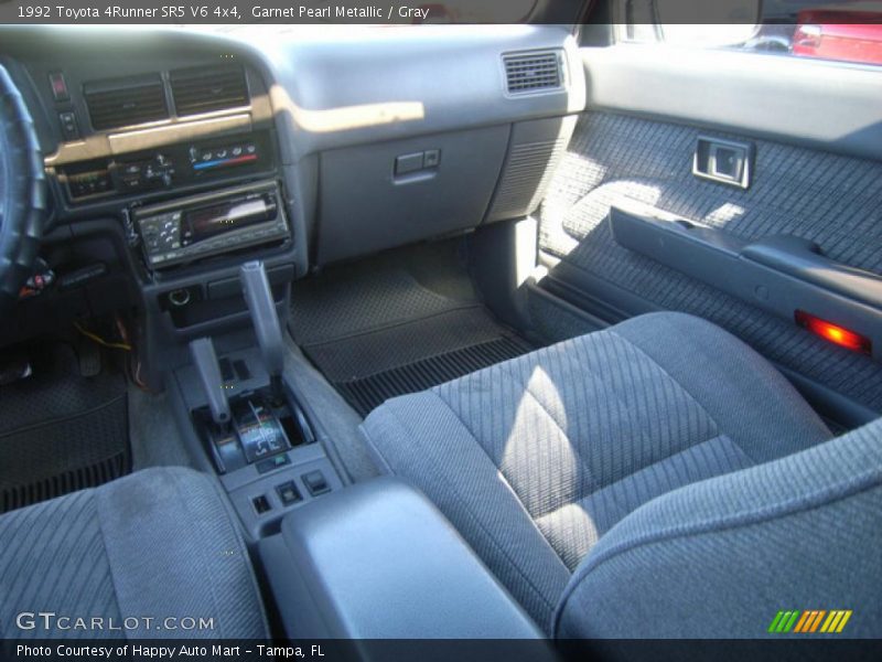 Garnet Pearl Metallic / Gray 1992 Toyota 4Runner SR5 V6 4x4