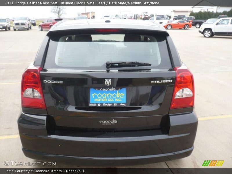 Brilliant Black Crystal Pearl / Dark Slate/Medium Graystone 2011 Dodge Caliber Mainstreet