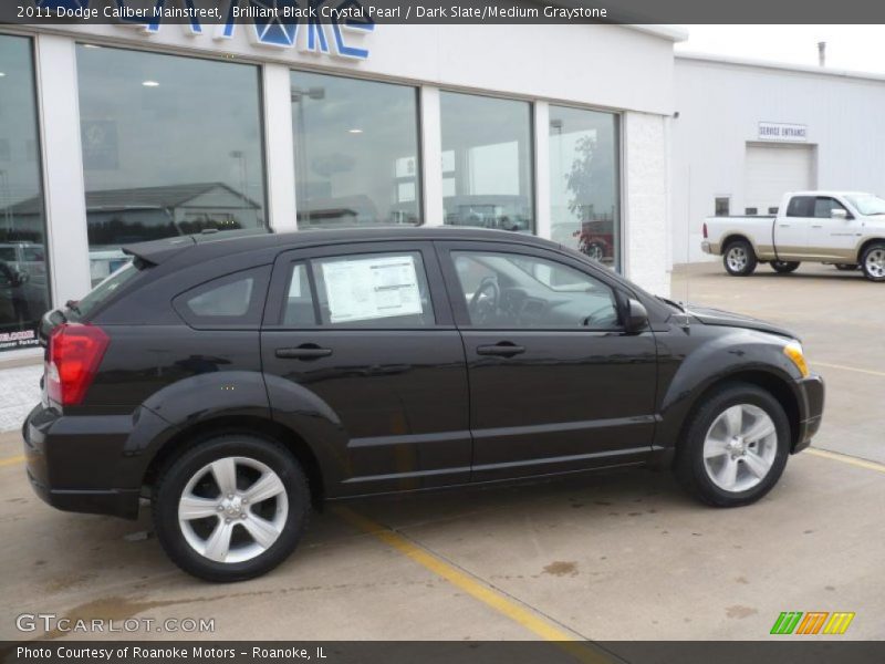Brilliant Black Crystal Pearl / Dark Slate/Medium Graystone 2011 Dodge Caliber Mainstreet