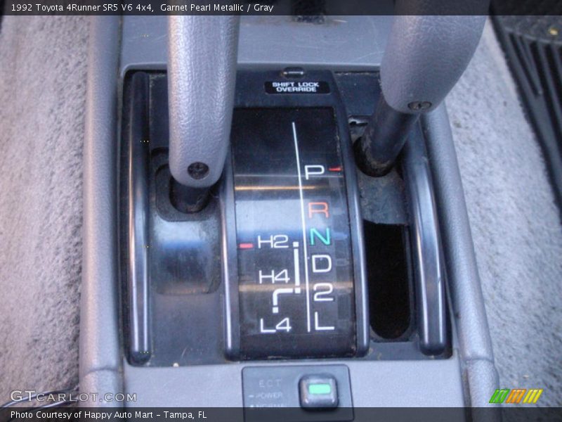 Garnet Pearl Metallic / Gray 1992 Toyota 4Runner SR5 V6 4x4