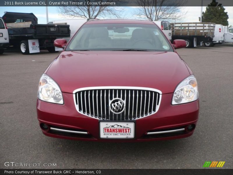 Crystal Red Tintcoat / Cocoa/Cashmere 2011 Buick Lucerne CXL