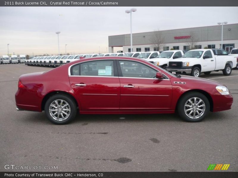 Crystal Red Tintcoat / Cocoa/Cashmere 2011 Buick Lucerne CXL