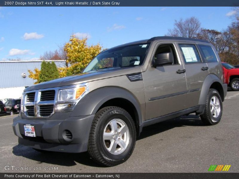 Light Khaki Metallic / Dark Slate Gray 2007 Dodge Nitro SXT 4x4