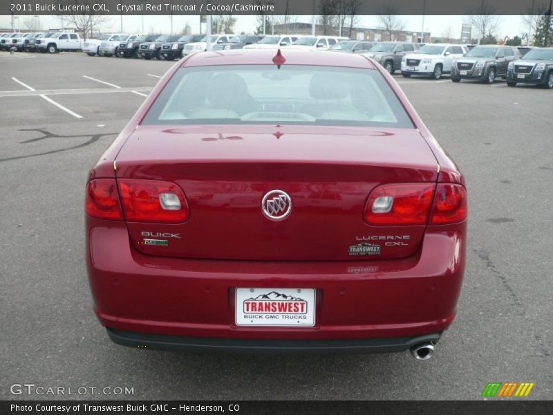 Crystal Red Tintcoat / Cocoa/Cashmere 2011 Buick Lucerne CXL