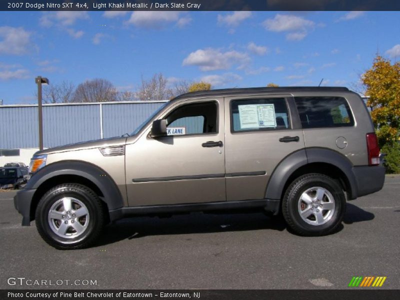 Light Khaki Metallic / Dark Slate Gray 2007 Dodge Nitro SXT 4x4