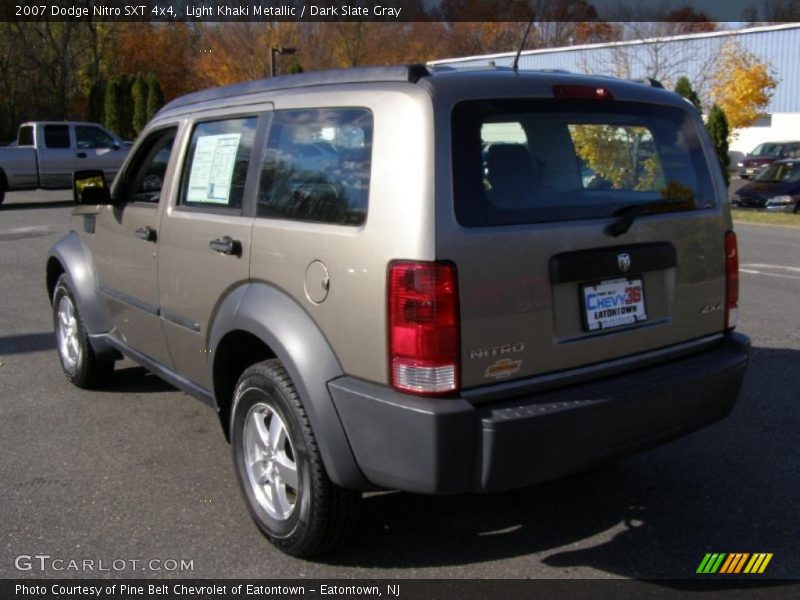 Light Khaki Metallic / Dark Slate Gray 2007 Dodge Nitro SXT 4x4