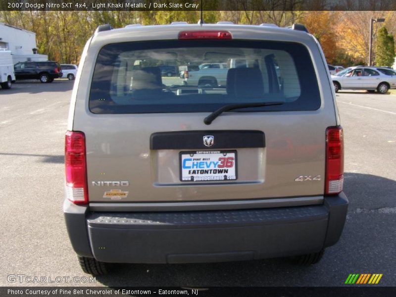 Light Khaki Metallic / Dark Slate Gray 2007 Dodge Nitro SXT 4x4