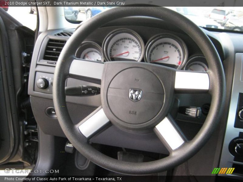 Dark Titanium Metallic / Dark Slate Gray 2010 Dodge Charger SXT