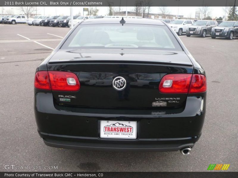 Black Onyx / Cocoa/Cashmere 2011 Buick Lucerne CXL