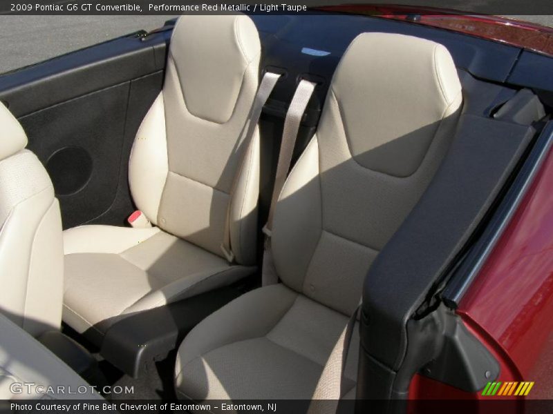  2009 G6 GT Convertible Light Taupe Interior
